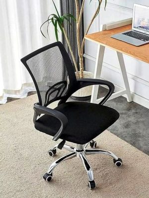 Cadeira Mesh Ergonômica Giratória Ajuste de Altura Regulável Home Office e Escritório