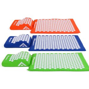 1 Kit de Relaxamento em Casa: Tapete e Travesseiro Acupress Brasil