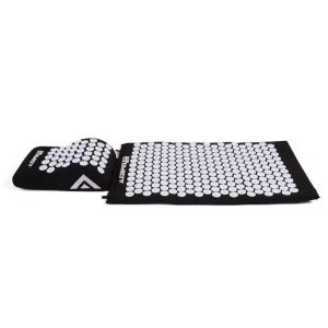 Tapete e Travesseiro Acupress Brasil: Kit Relaxante "Preto" Tamanho: 68x42 cm