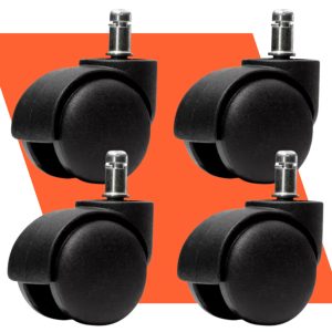 Pacote com 4 Rodízios de Alta Durabilidade – Troca Rápida!